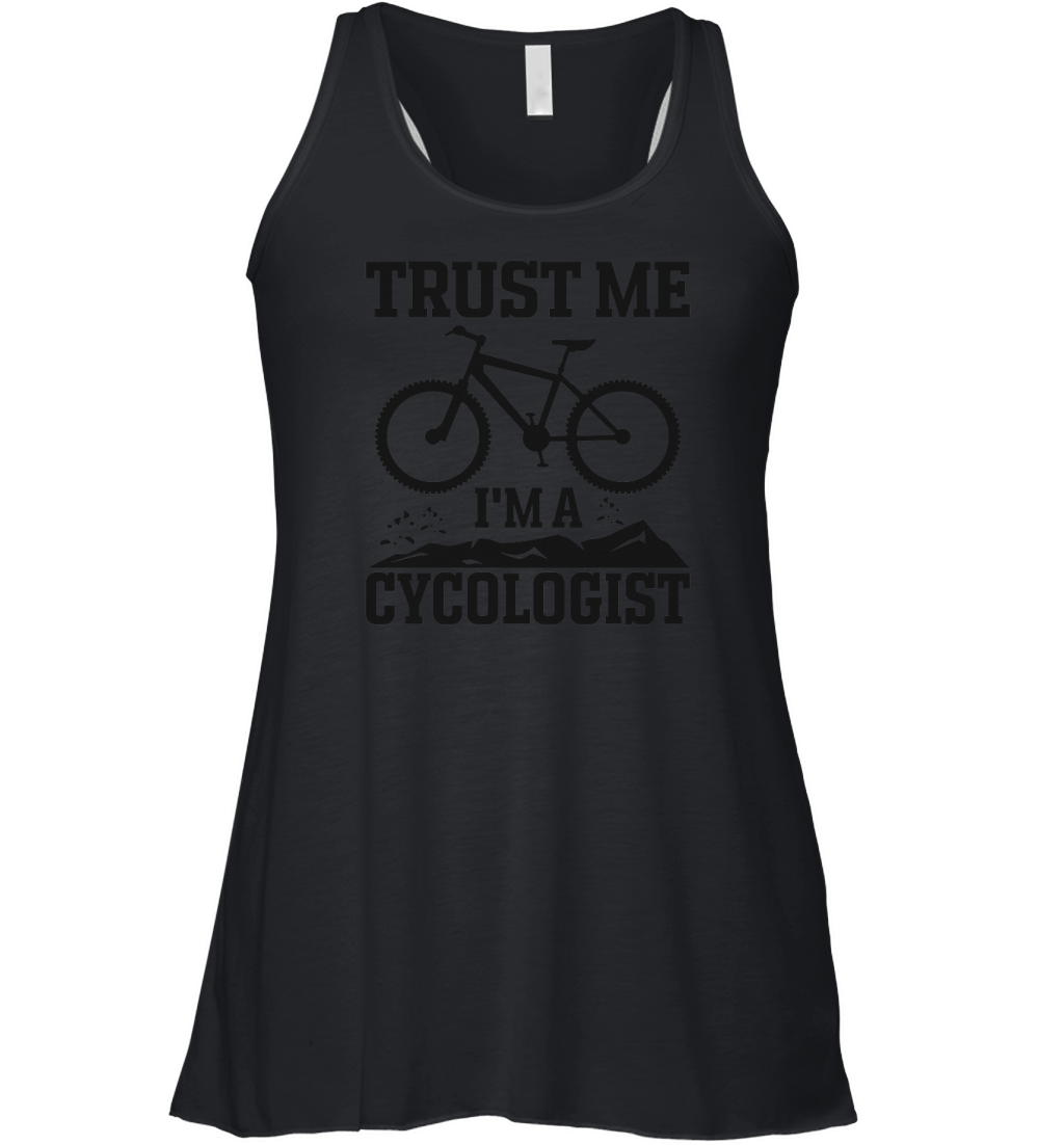 Trust me Im a Cycologist Bicycle Women's Flowy Tank Top