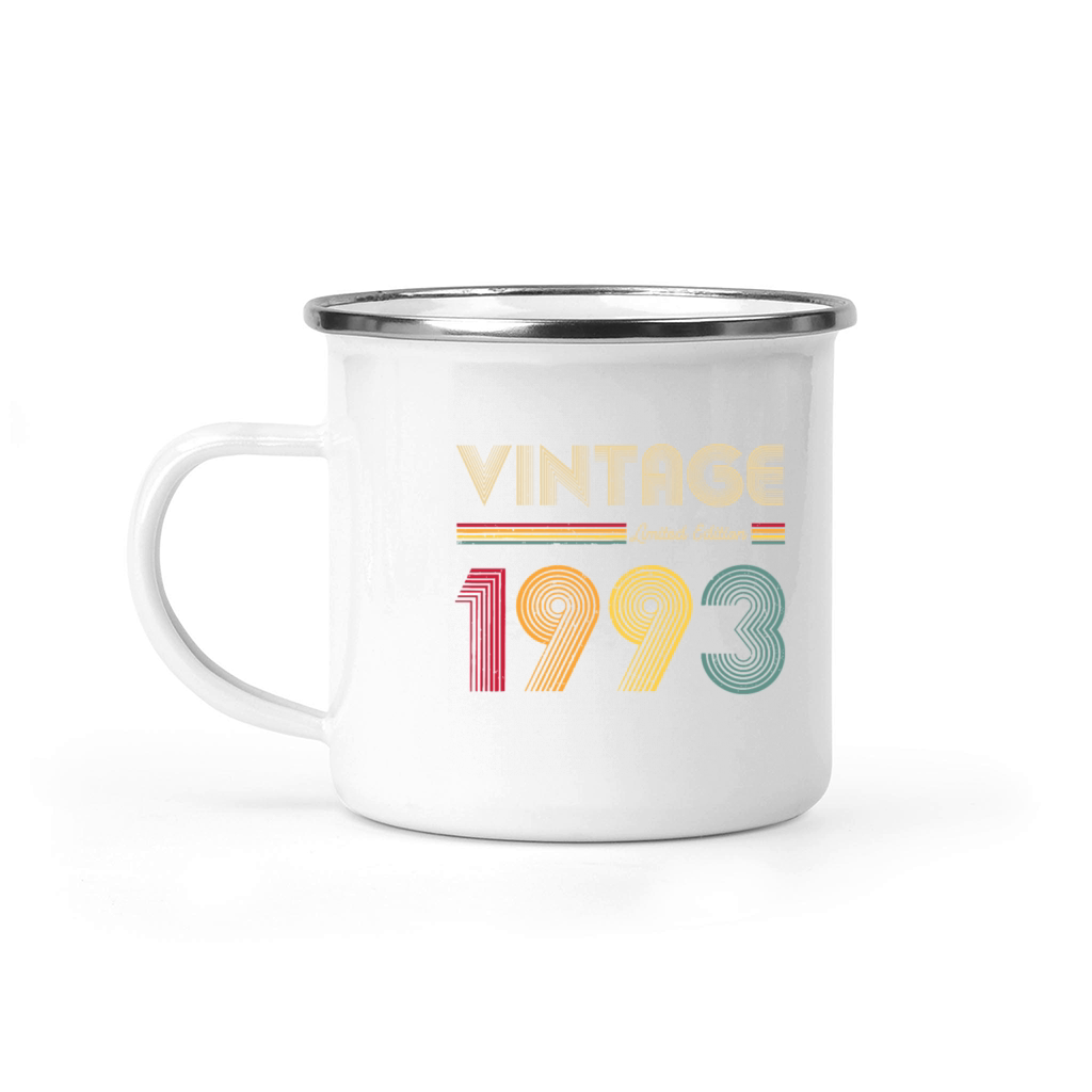 Vintage 1993 Men Women 30th Birthday 30 Year Old G Camping Mug