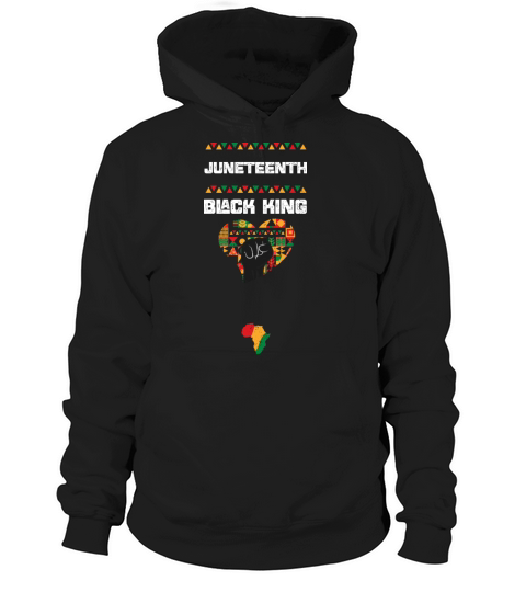 Juneteenth Black King Hoodie Unisex