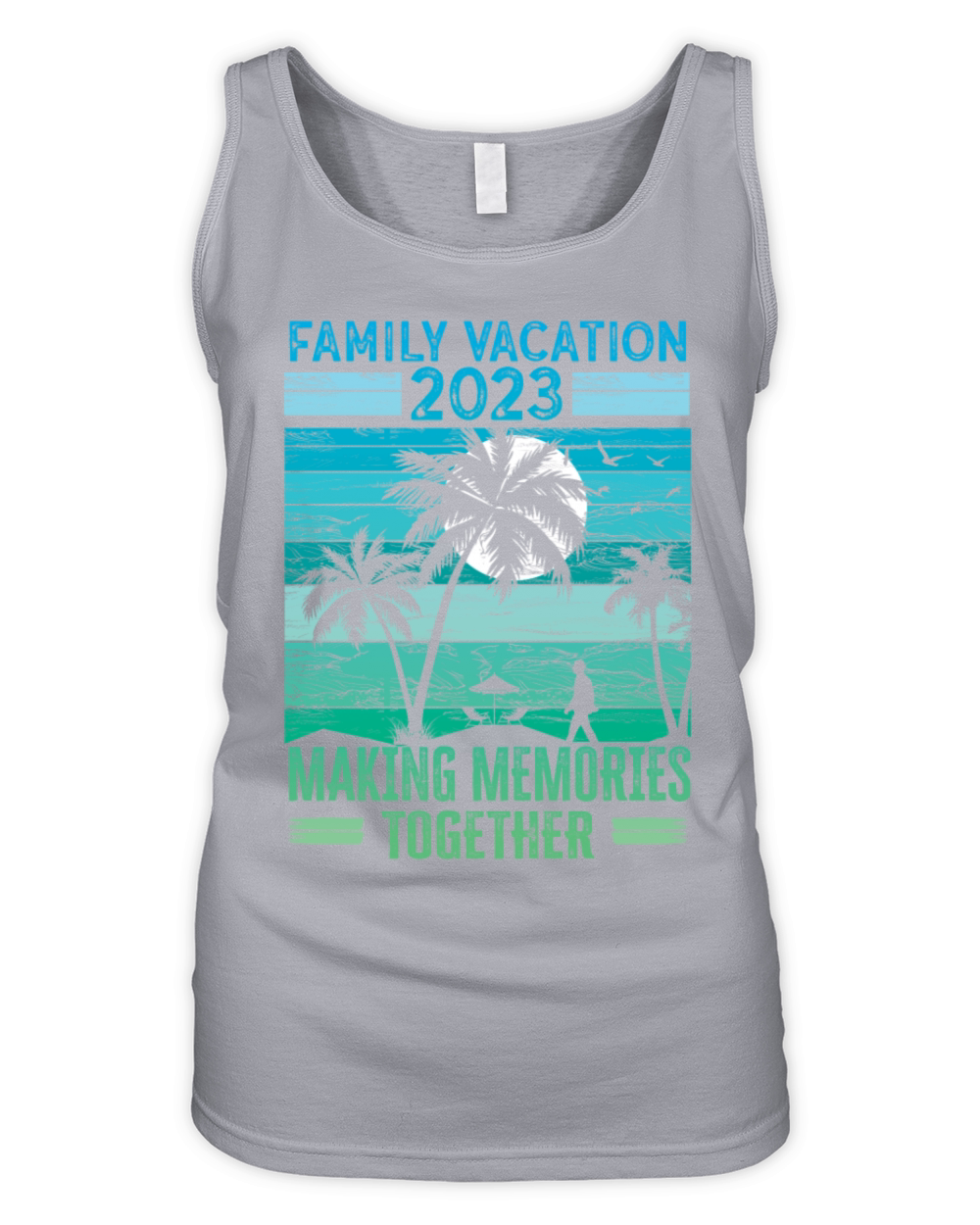 Summer Family Vacation Making Memories Organic Women's Tank Top