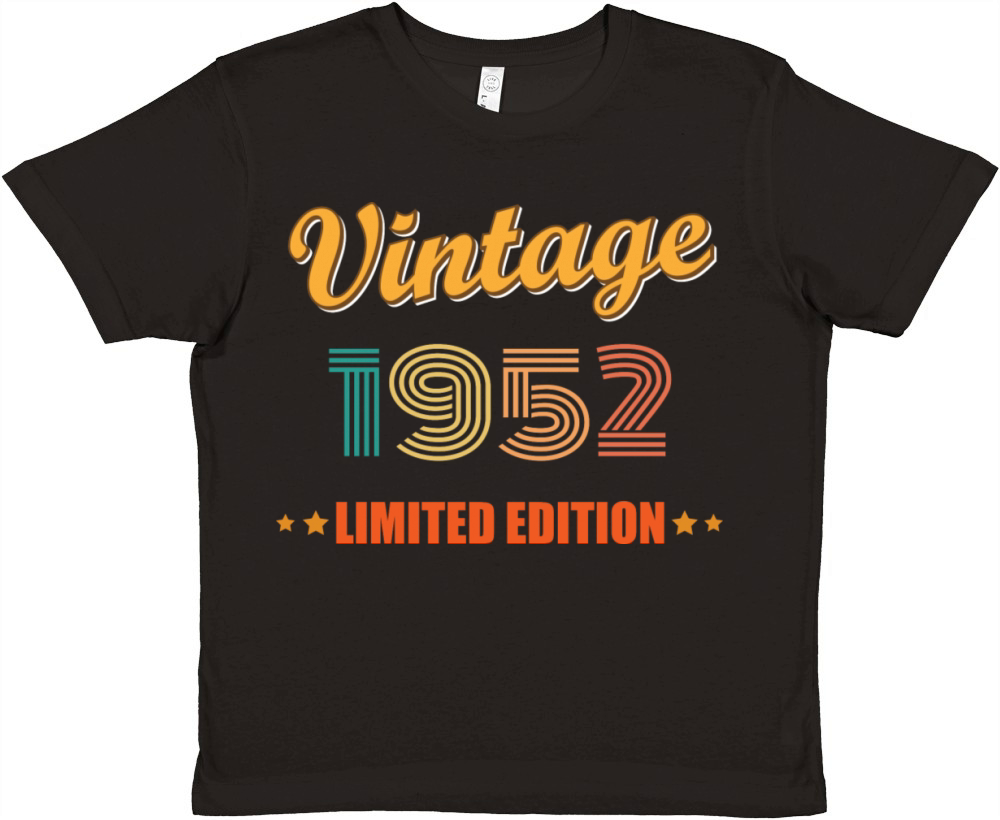 Vintage 1952 Limited Edition Birthday Idea Premium Kids Crewneck T-shirt
