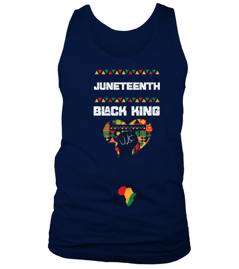 Juneteenth Black King Tank Top Unisex