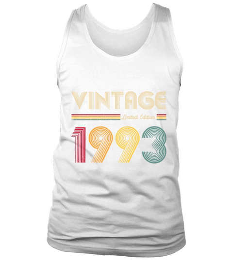 Vintage 1993 Men Women 30th Birthday 30 Year Old G Tank Top Unisex