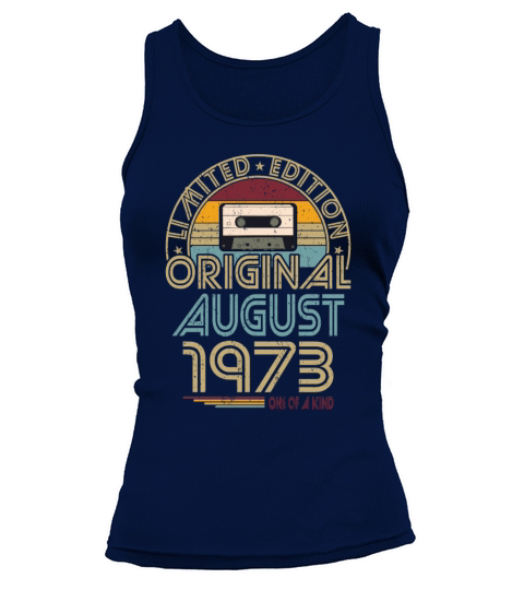 50th birthday august 1973 original 1973 Tank top Woman