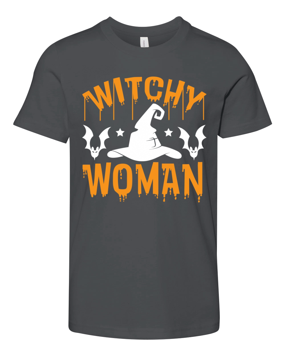 Witchy Woman Tee   Halloween Shirt Youth Unisex Jersey Tee