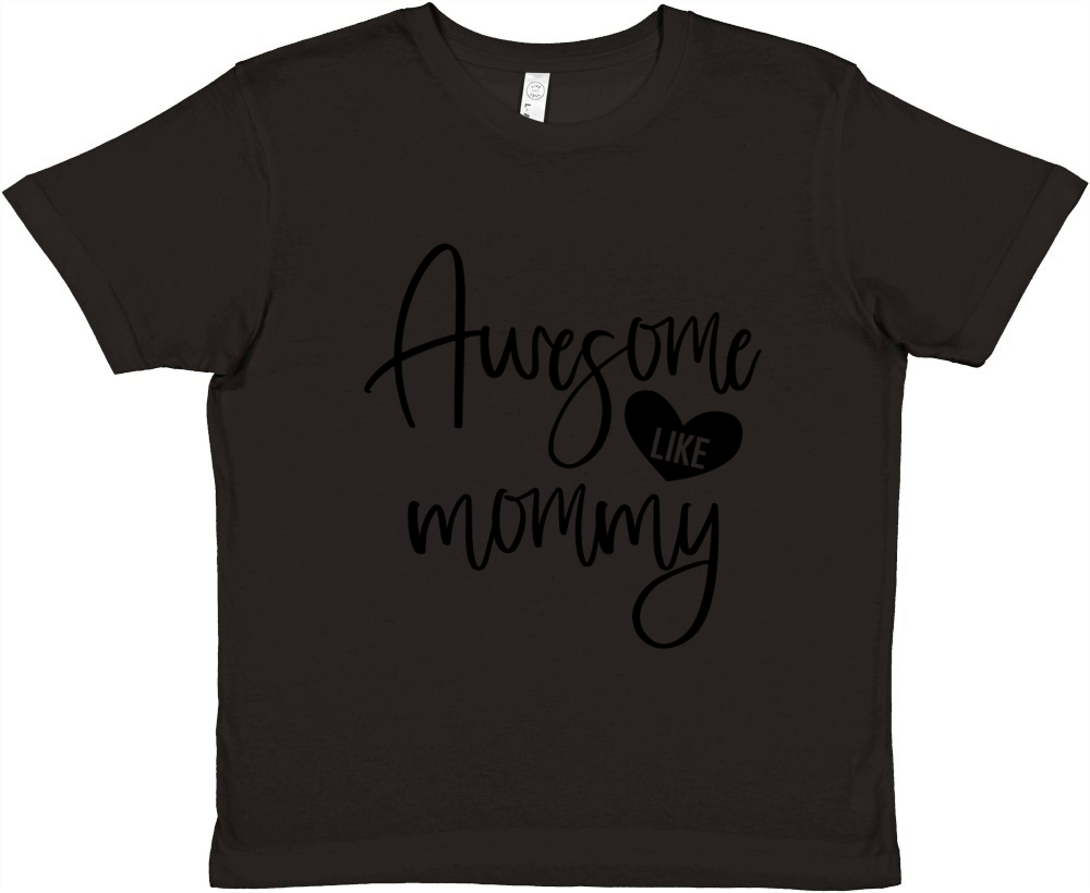 Awesome like mommy Premium Kids Crewneck T-shirt