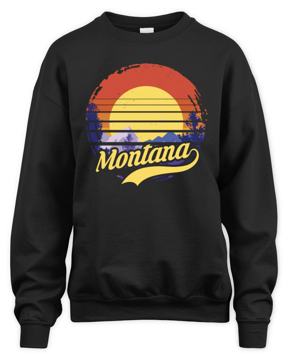 Montana Usa Staate Unisex Premium Crewneck Sweatshirt