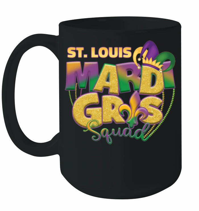 St Louis Mardi Gras Ceramic Mug