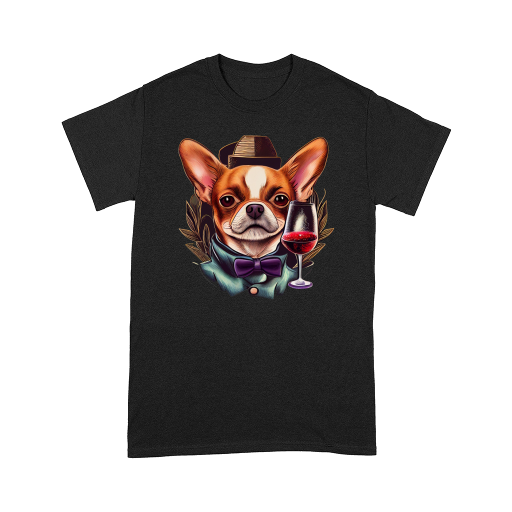 Chihuahua - France French Wine Cute Dog Souvenir Comfort T-shirt