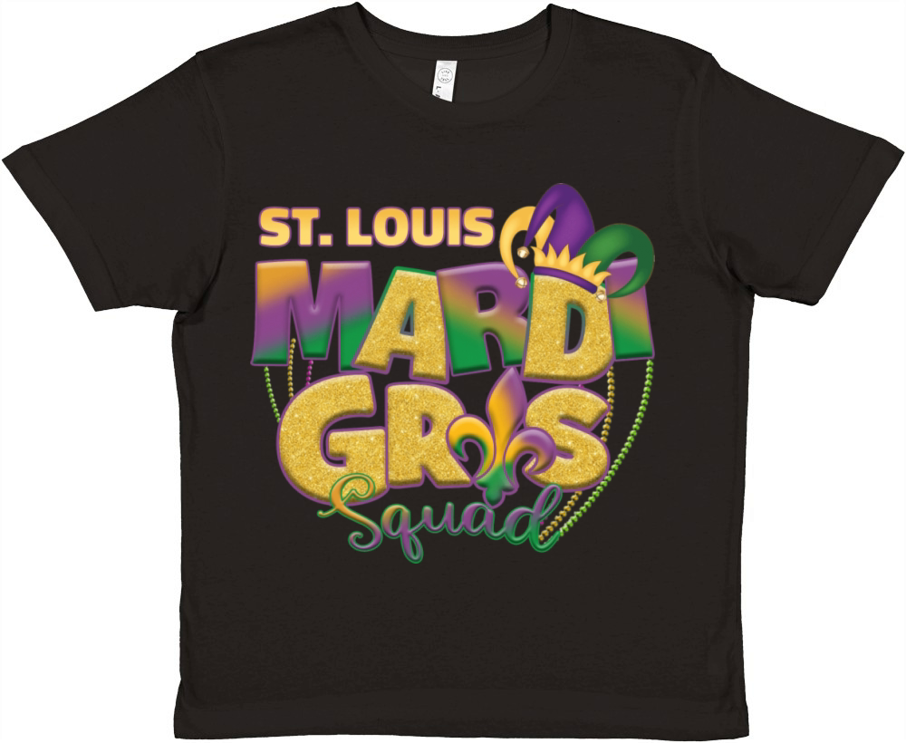 St Louis Mardi Gras Premium Kids Crewneck T-shirt