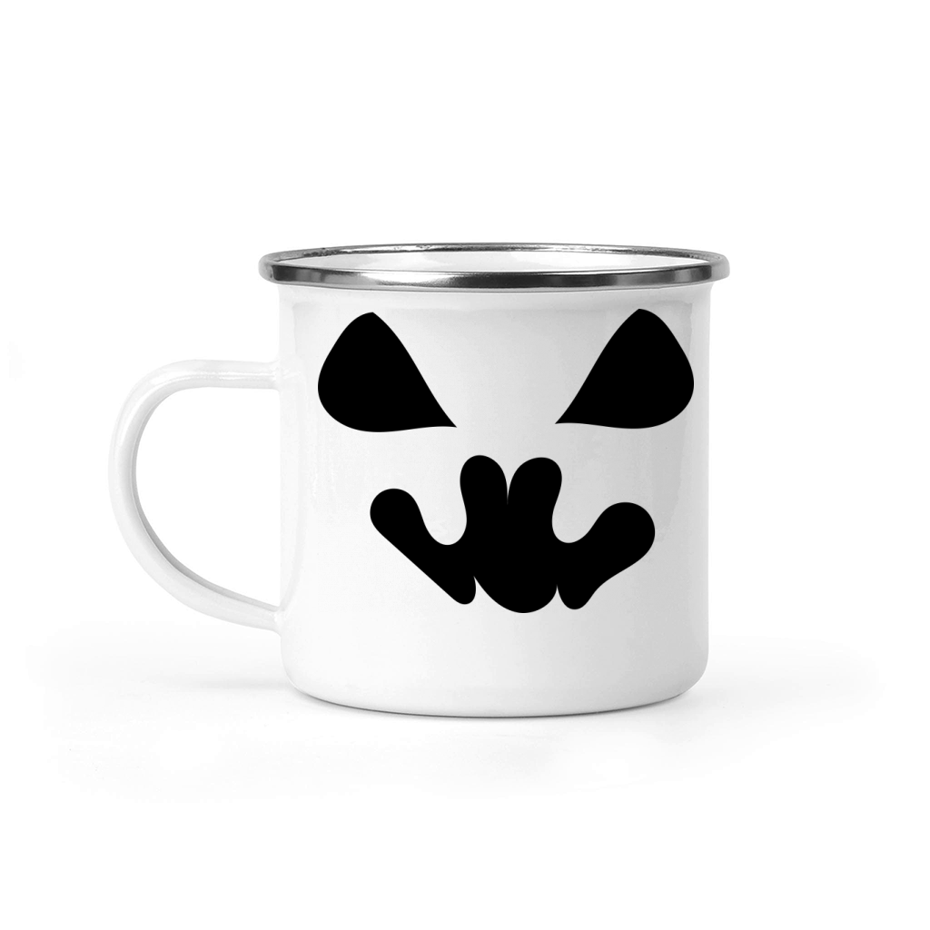 Scary faces halloween (28) Camping Mug