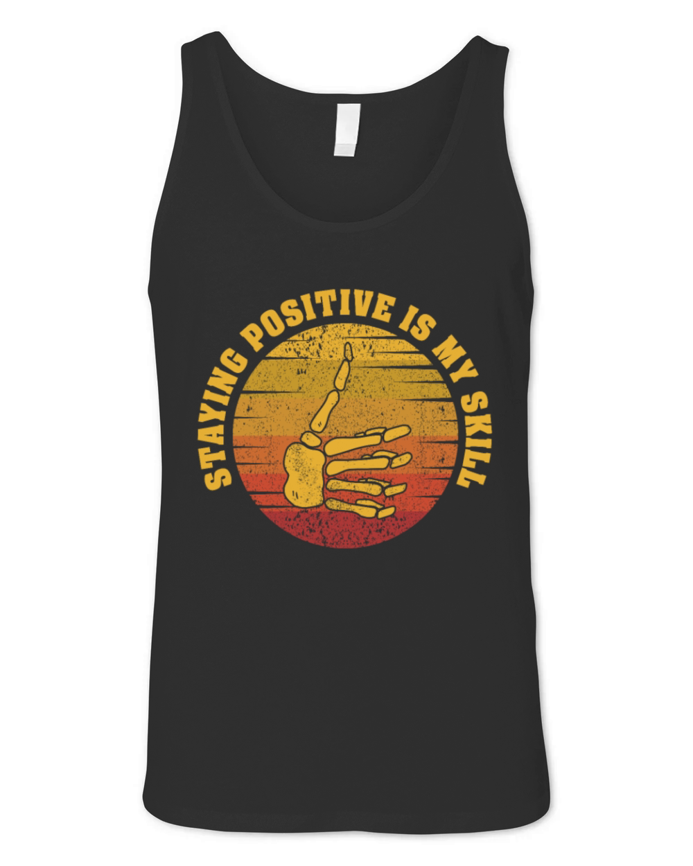 Staying Positive Is My Skill Unisex Jersey Tank