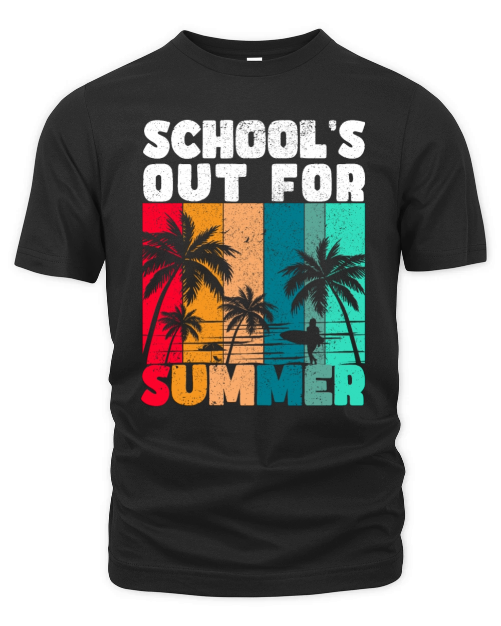 Last Day Of School Retro Schools Out For Summer Organic Unisex T-shirt