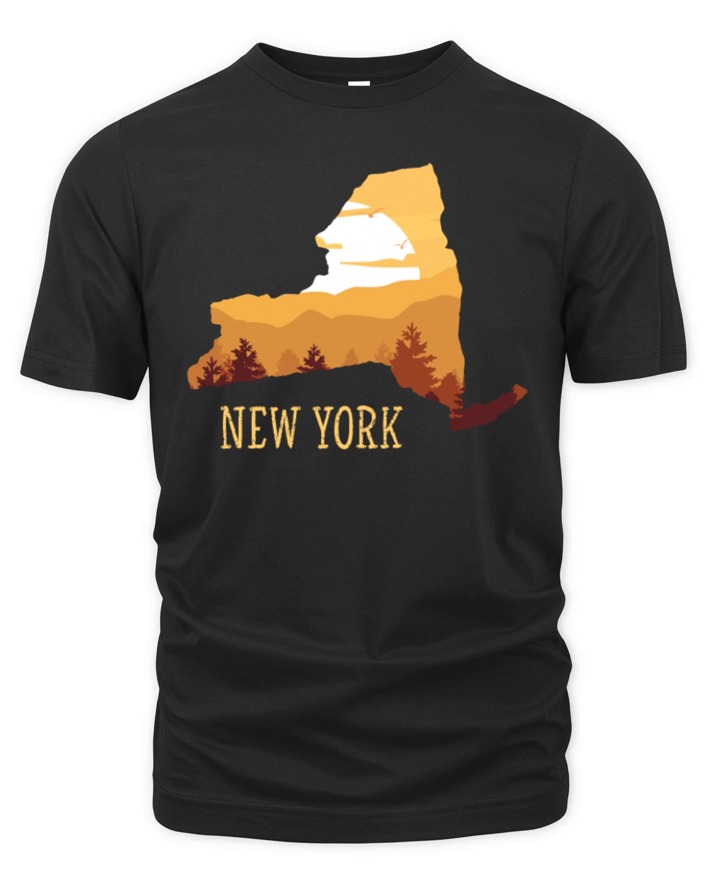 New York Usa Staate Organic Unisex T-shirt