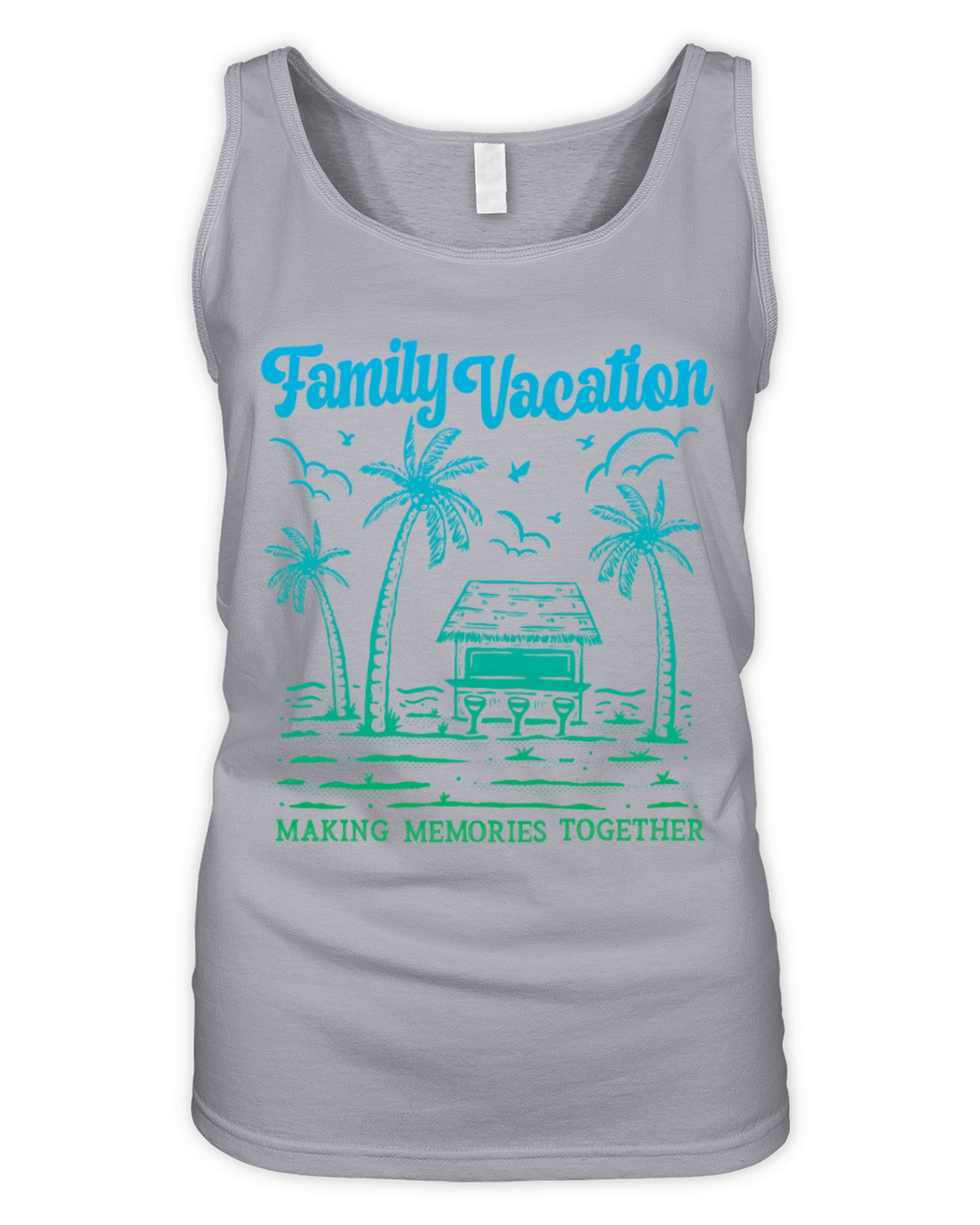 Summer Family Vacation Making Memories Organic Women's Tank Top