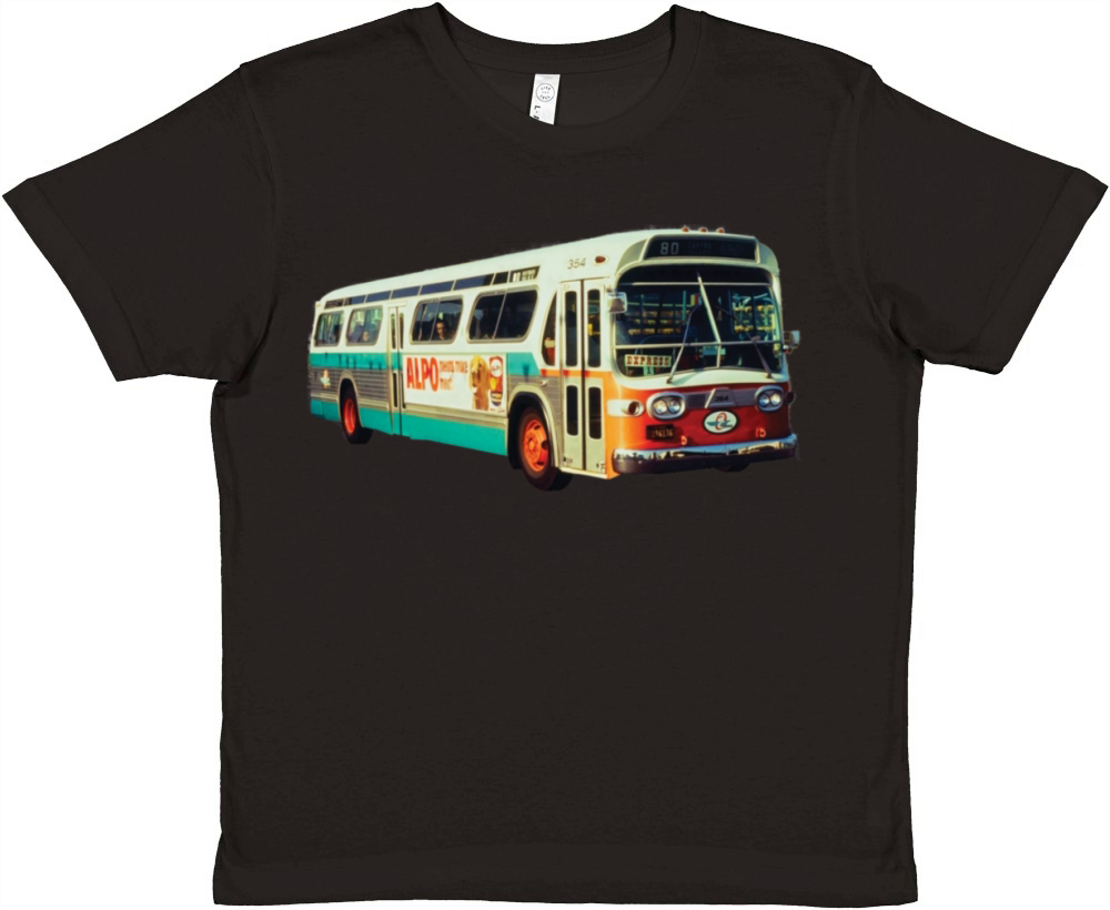 Retro AC Transit Bus Vintage Alameda County Premium Kids Crewneck T-shirt