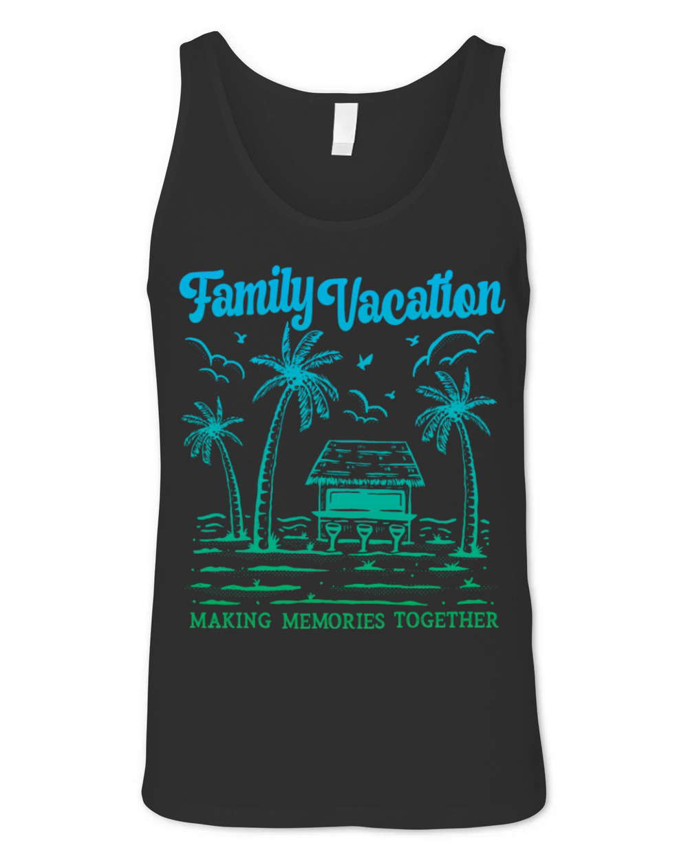 Summer Family Vacation Making Memories Unisex Jersey Tank