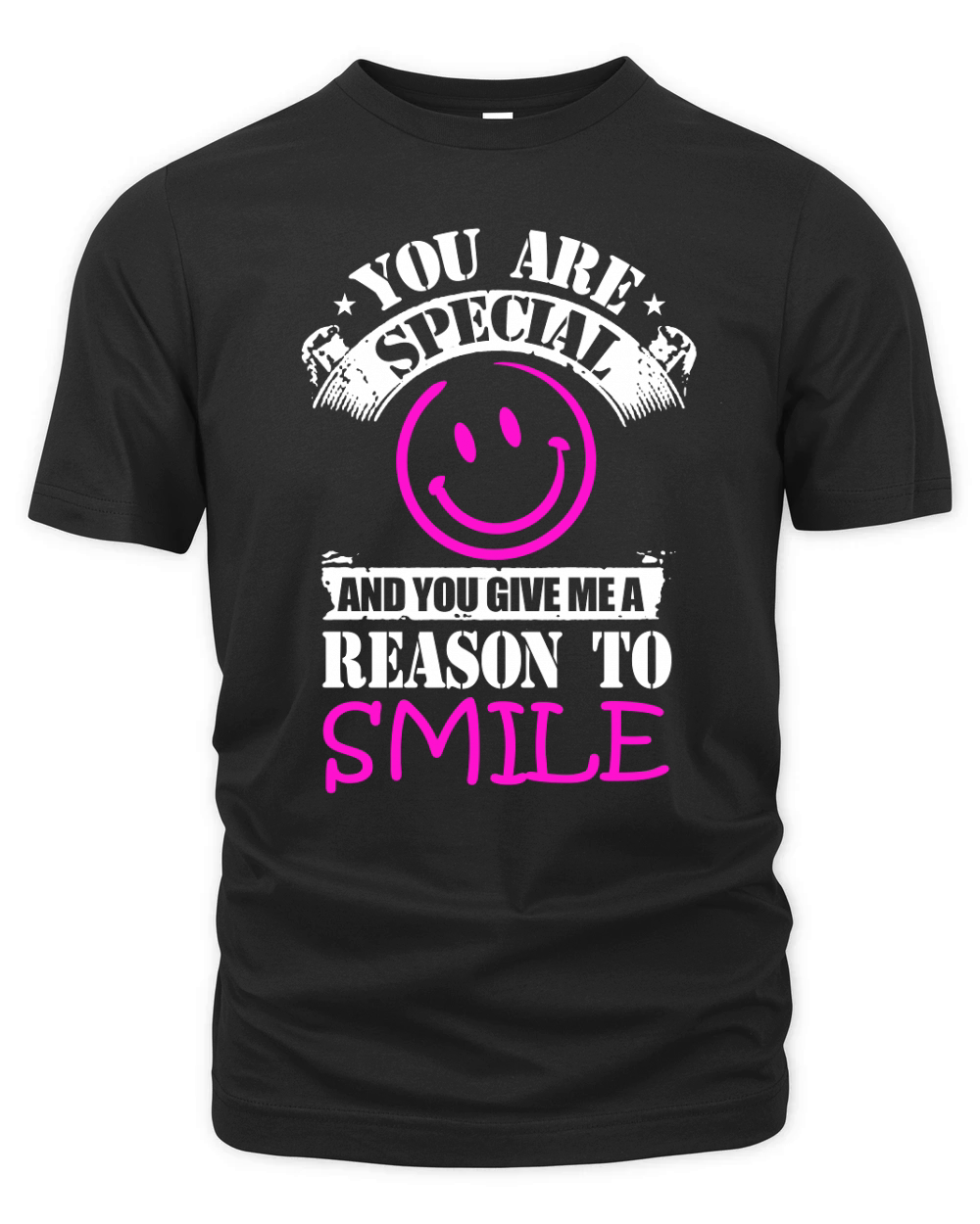 You Are Special And You Give Me A Reason To Smile Organic Unisex T-shirt