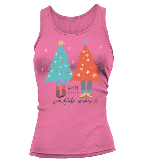 Retro Vintage Christmas Tree Tank top Woman