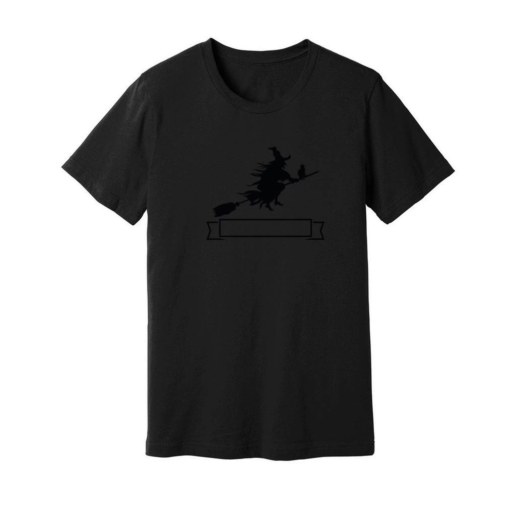 HALLOWEEN BADGE WITCH Unisex Jersey Tee