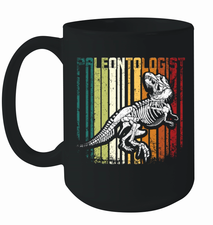 Fossil Hunting Retro Vintage Paleontologist Ceramic Mug