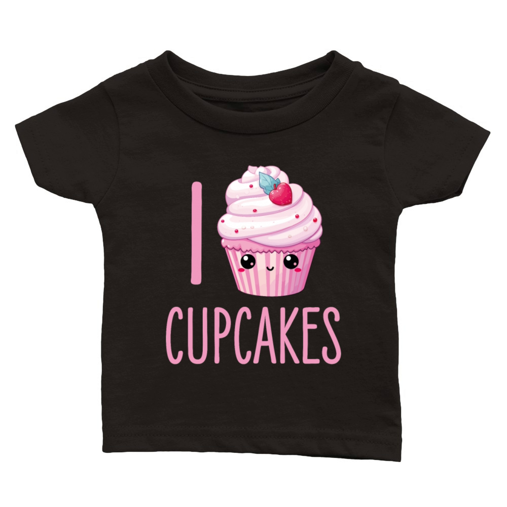 Cupcakes Kawaii Classic Baby Crewneck T-shirt