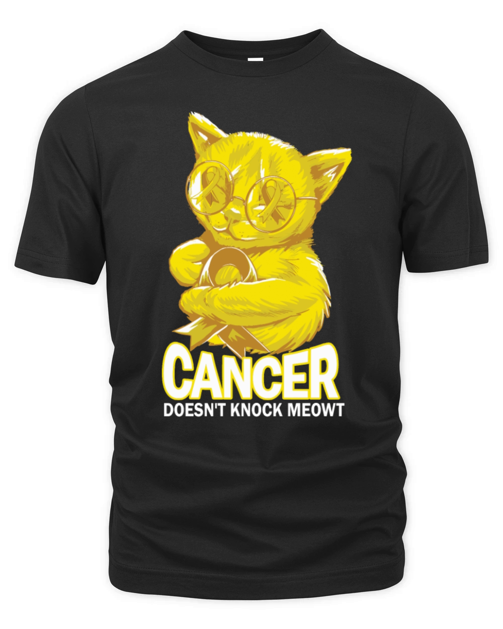 Cancer Doesnt Knock Bladder Cancer Organic Unisex T-shirt