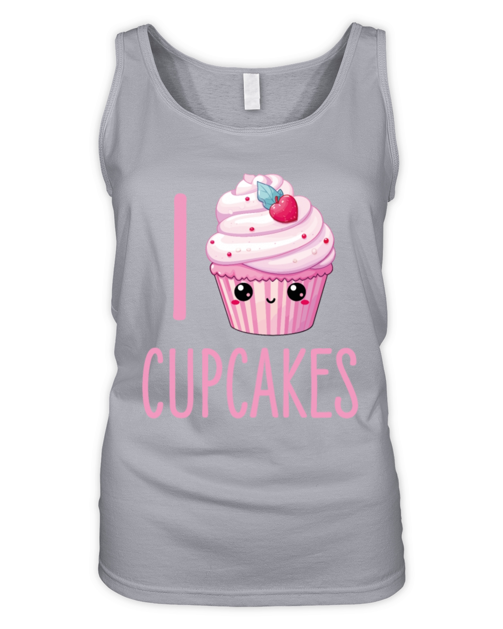 Cupcakes Kawaii Organic Women's Tank Top