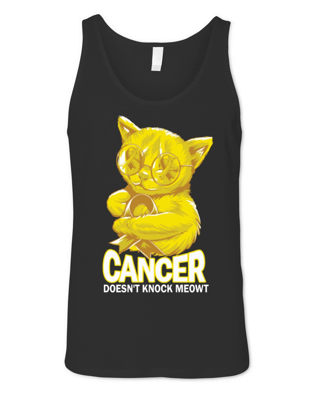 Cancer Doesnt Knock Bladder Cancer Unisex Jersey Tank