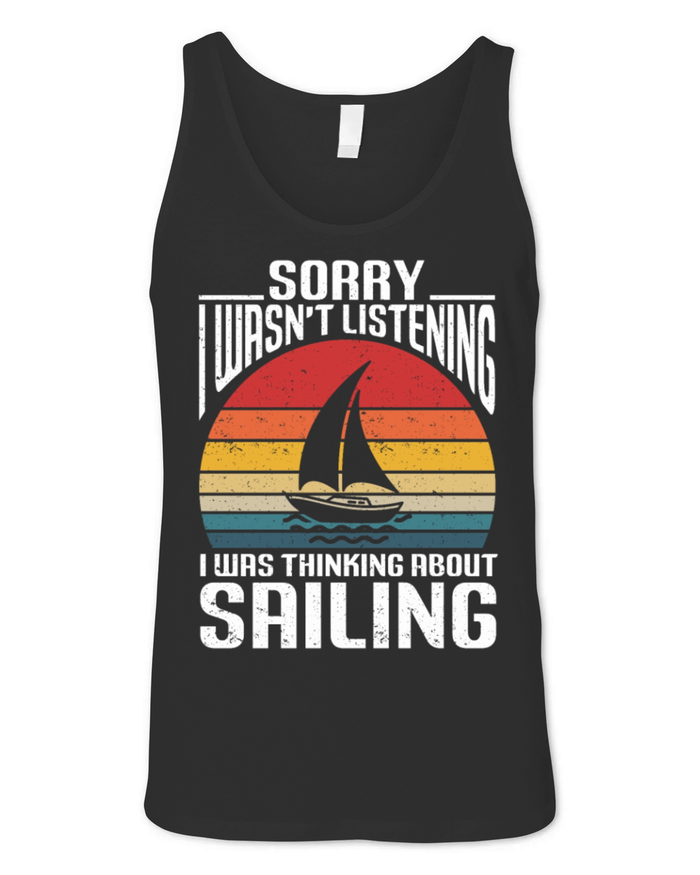 Sailing Gift Sailboat Boating Captain Best Sailor Unisex Jersey Tank