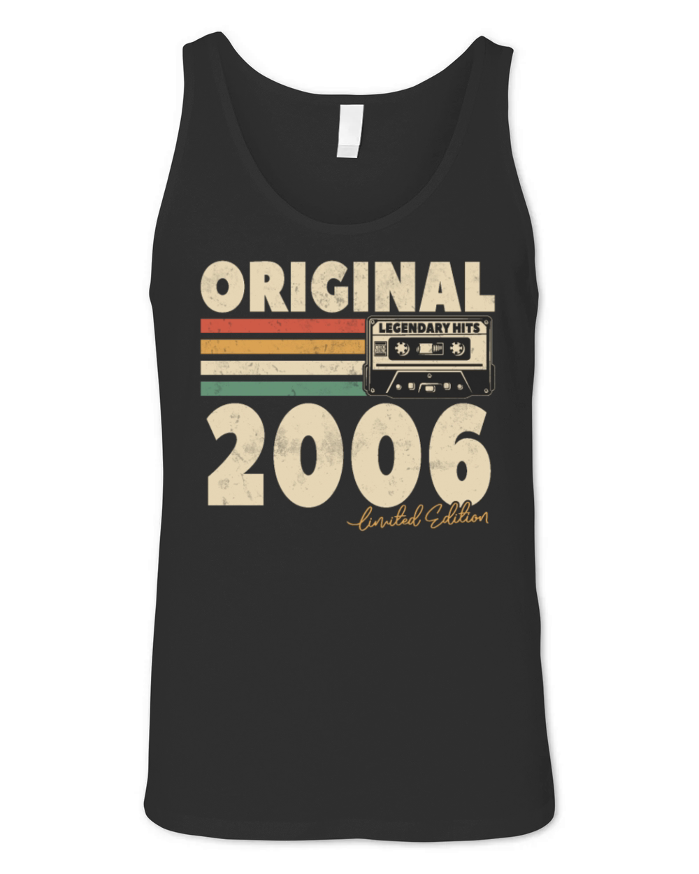 Vintage 2006 Birthday Gift Unisex Jersey Tank