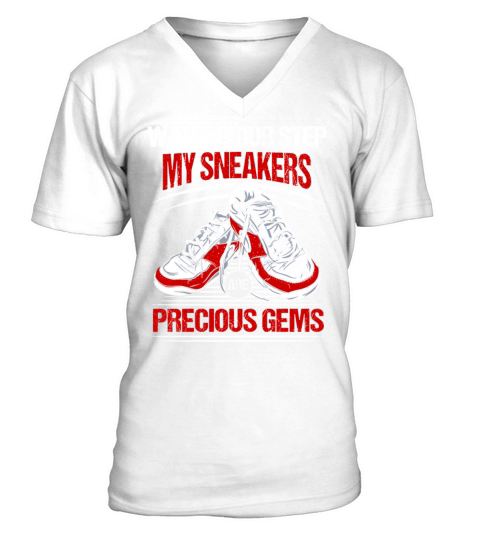 Shoe Collector Shoemaker Sneaker Addict Shoe Lover V-Neck T-shirt