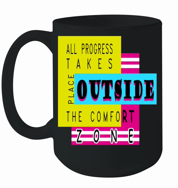 All progress takes place RGB Ceramic Mug