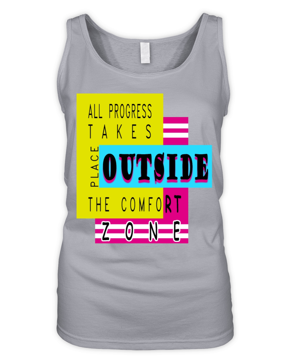 All progress takes place RGB Organic Women's Tank Top