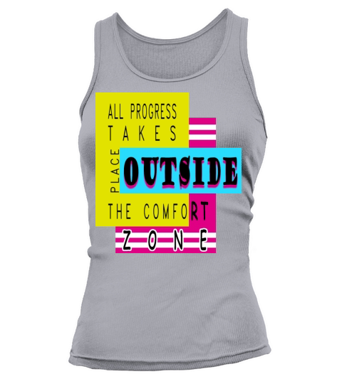 All progress takes place RGB Tank top Woman