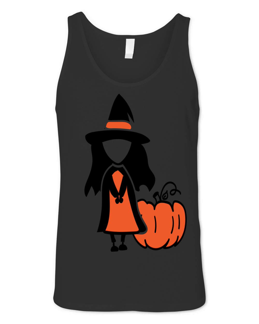 Halloween cute witches 9 Unisex Jersey Tank