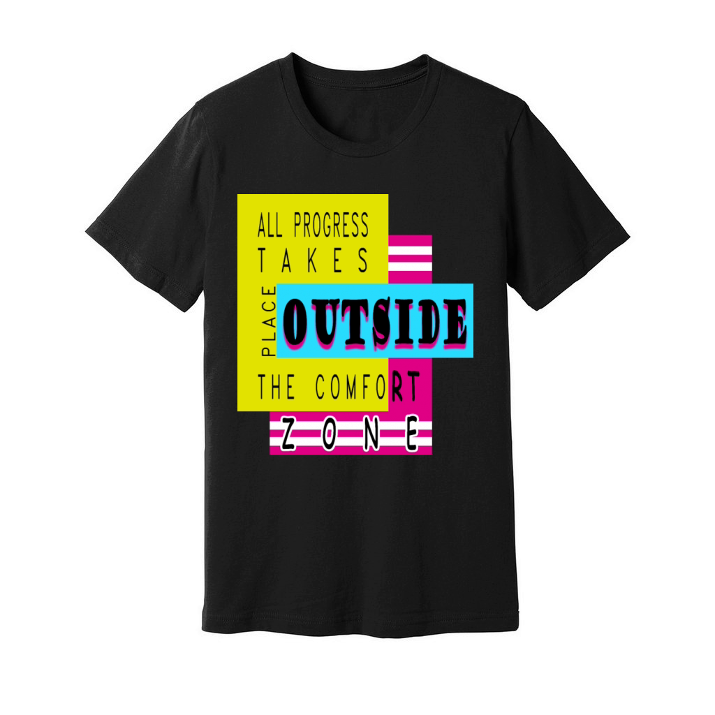 All progress takes place RGB Unisex Jersey Tee