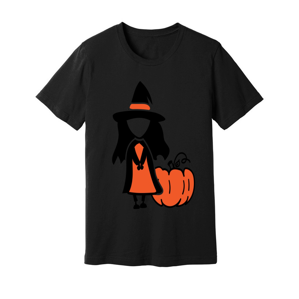 Halloween cute witches 9 Unisex Jersey Tee