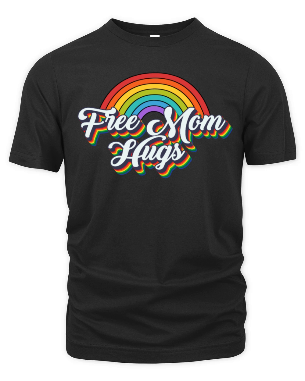 Free Mom Hugs LGBTQ Rainbow LGBTQ Free Mom Hugsfre Organic Unisex T-shirt