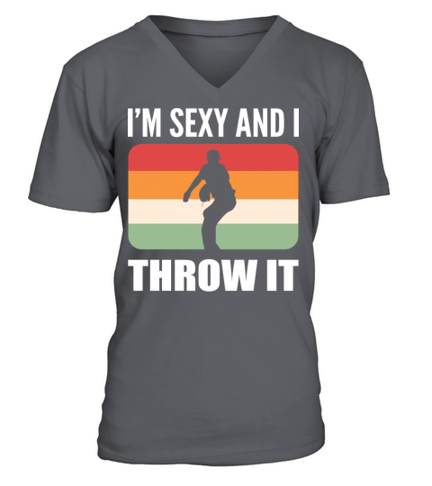 I Know it Pitcher Gift V-Neck T-shirt
