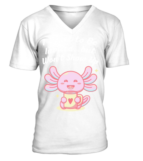 Wants to Be Invited Wont Show Up Introvert Friends V-Neck T-shirt