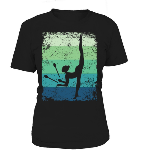 Gymnast Clubs Retro Rhythmic Gymnastics Women's T-Shirt