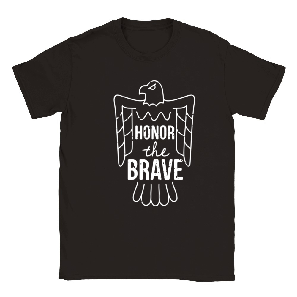Honor the brave Classic Kids Crewneck T-shirt