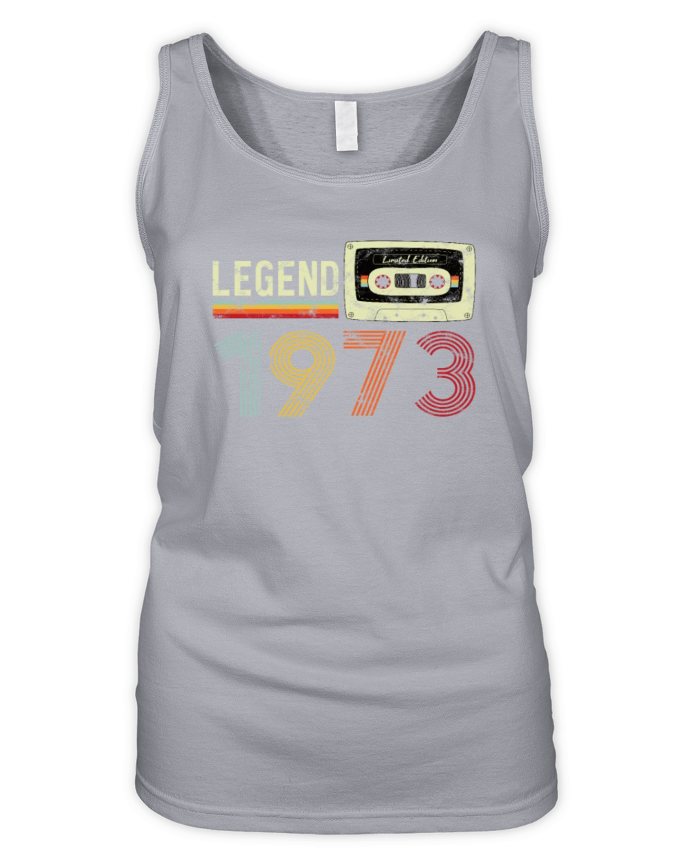1973 Geburtstag Vintage Cassette Organic Women's Tank Top