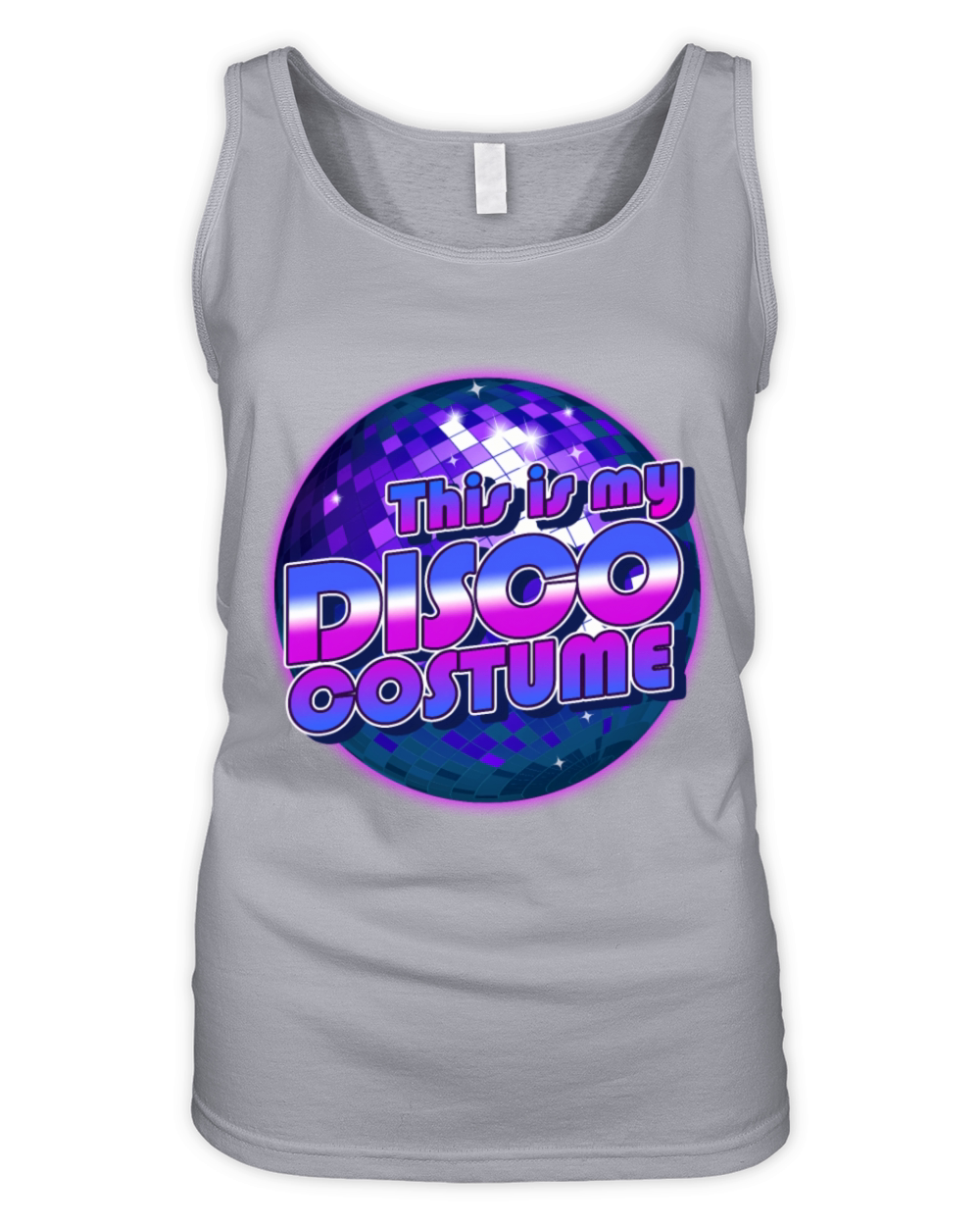 This Is My Disco Ball 70S Halloween Organic Women's Tank Top