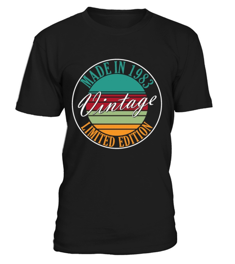Made in 1983 vintage retro birthday T-Shirt Unisex