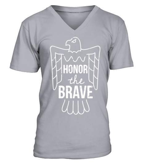 Honor the brave V-Neck T-shirt