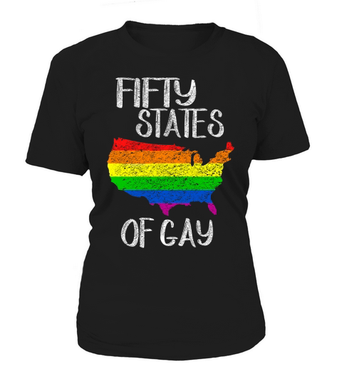 Fifty States Of Gay Women's T-Shirt
