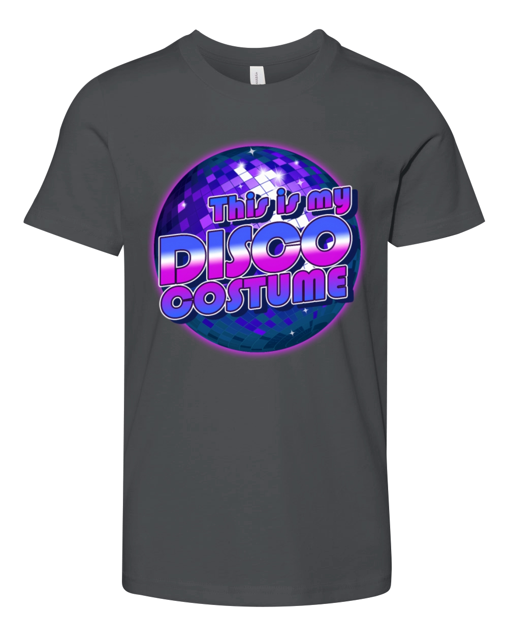 This Is My Disco Ball 70S Halloween Youth Unisex Jersey Tee