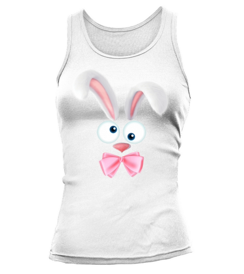 Easter Bunny Costume Face Easter Day Rabbit Ear Tank top Woman